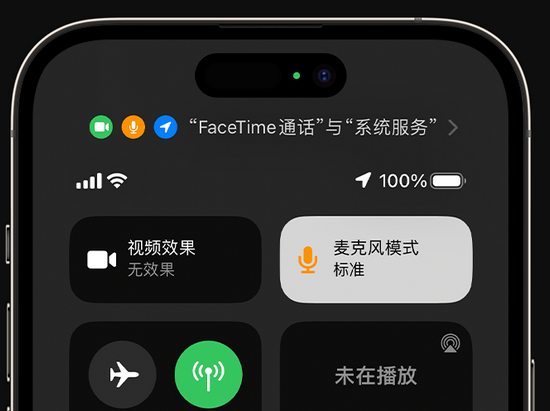 渠县苹果授权维修网点分享iPhone在通话时让你的声音更清晰 