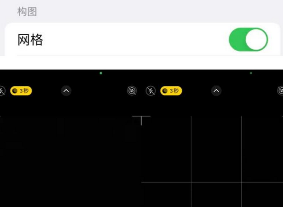 渠县苹果手机维修网点分享iPhone如何开启九宫格构图功能