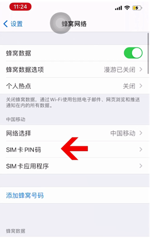 渠县苹果14维修网分享如何给iPhone14的SIM卡设置密码 