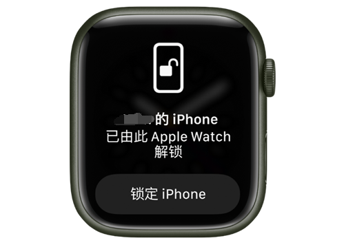 渠县苹果手机维修分享用 AppleWatch 解锁配备面容 ID 的 iPhone方法 