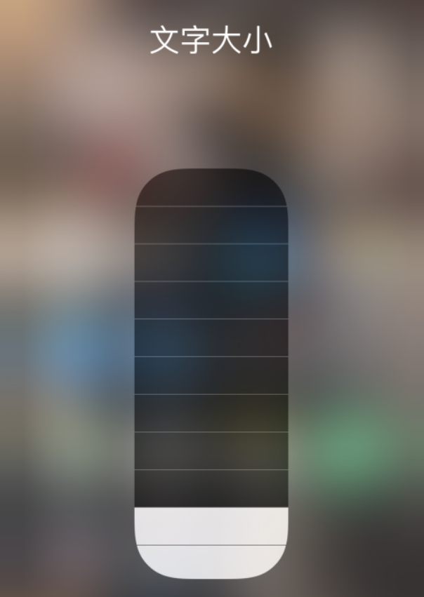 渠县苹果手机维修分享小技巧：在 iPhone 控制中心快速调节字体大小 