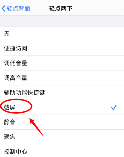 渠县苹果手机维修分享iPhone12如何启用双击截屏 